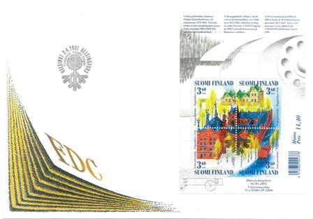 Finland FDC 2001 - LAPE nr. Bl. 27