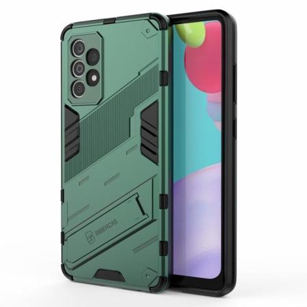 Stødsikkert hybridcover til Samsung Galaxy A52 5G / Samsung Galaxy A52s 5G - Grøn Green
