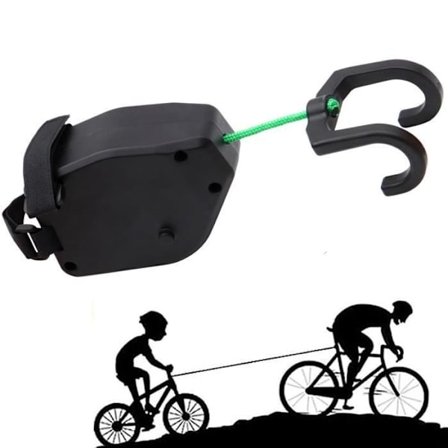 Børnecykel Trækstang, Udtrækkeligt Cykelbugseringssystem, Cykel Traction Reb Bælte