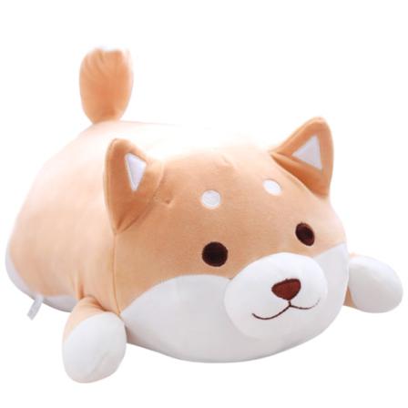 60 Cm Söt Fet Shiba Inu Hundplyschleksak Fylld Mjuk Kawaii
