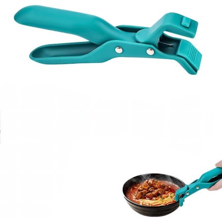 1-pack Multifunktionella Anti-Brännclips, Halksäkra Silikonklämmor, Anti-Bränn