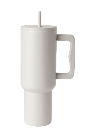 Åhléns Home Termosmugg med handtag 1,18 L Köksredskap Beige ONESIZE