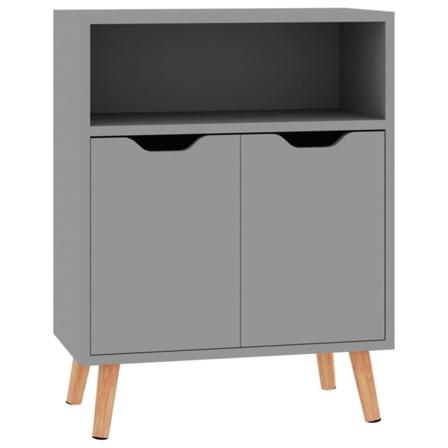 vidaXL Skänk grå 60x30x72 cm konstruerat trä grå