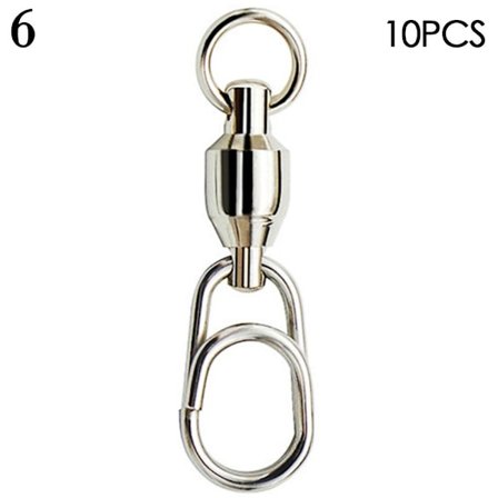 Lagersvängbara ovala delade ringar 6 - stock