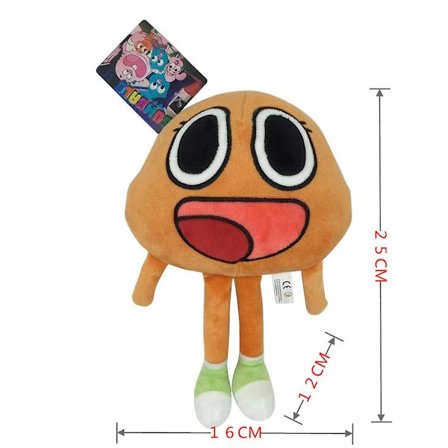 The Amazing World Of Gumball -sarjakuvanukke Gumball Chewing Gum -lasten anime-pehmolelu