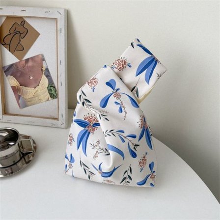 Knot Wrist Bag Mini Handväska BLÅ