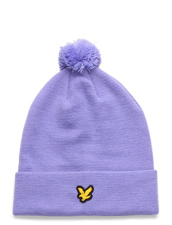 Lyle & Scott Sport Golf Merino Blend Beanie - Purple - ONE SIZE