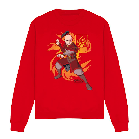 Avatar: The Last Airbender Unisex Vuxen Flame Burst Zuko Tröja