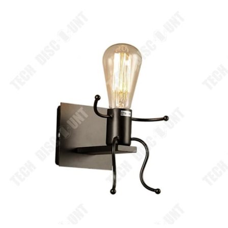 Væglampe - TD - YOLISTAR - Humanoid - Metal - 60W E27 - Art Deco