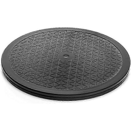 Kraftigt vridbart TV-stativ med 360-graders rotation, 25 kg kapacitet, vridplatta för platt-TV och monitorer