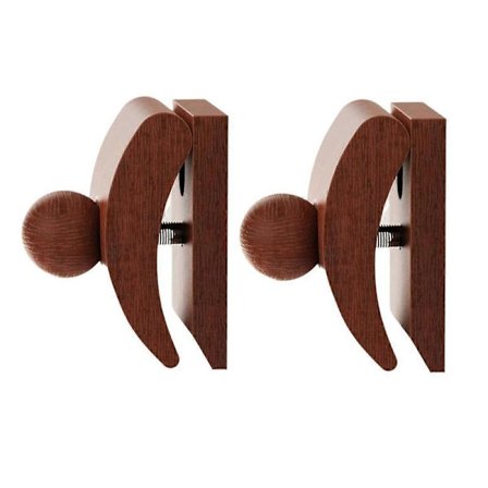 Väggbonadshängare, Täcke Hängare för Väggbonader, Filt Hängare Klämmor, Matta Rug Display, Trä Väggklämmor 2-pack