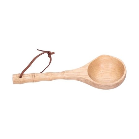 Träslev med långt handtag, robust soppgrötslev KLB