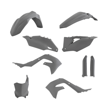 Kit Plastiche Completo Acerbis Grigio - Kawasaki KX 250 2021-2022