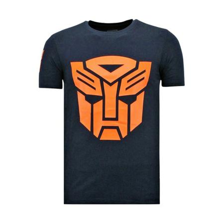 Local Fanatic Cool T-shirt - Transformers Print blå, Herr, Herr, Storlek: S