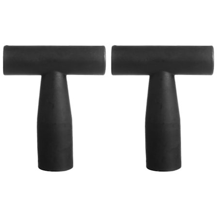 2 stk. plasthåndtag til skovl, T-formede, erstatningshåndtag til skovl, spade, gaffelværktøj