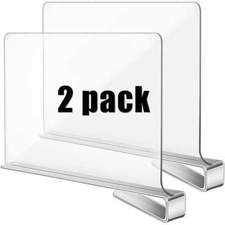 Akrylhylledeler for skap, hylledeler og arrangør for tre-skap, gjennomsiktig skaparrangørdeler for kjøkkenskap, bokhyller