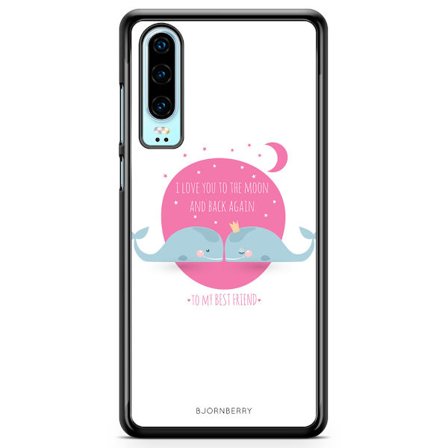 Bjornberry Hårdskal Huawei P30 - Love You To The Moon