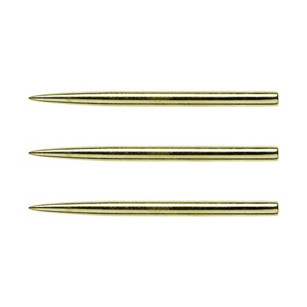 Red Dragon Darts Titanium Nitride Coated 32mm Re-Point - Steel Tip Darts Replacement Points - 3pcs Set - Gold - Improved Penetration & Retention