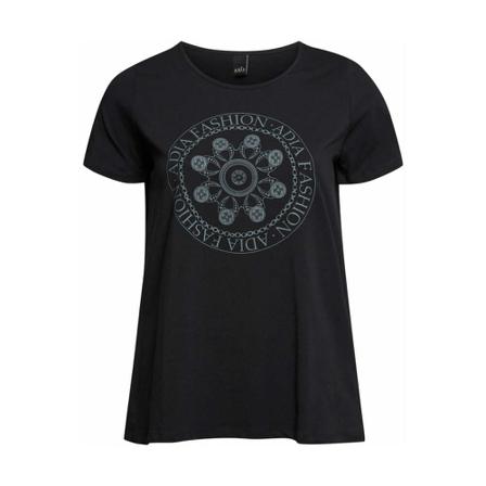 Adia Marry T-Shirt Sort, Dame T-shirts, Størrelse: L