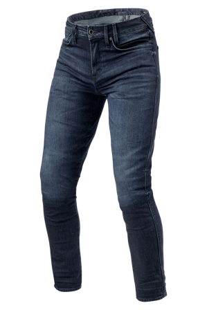 Jeans Moto Rev'It! Carlin SK Usato Blu Scuro W34 x L30