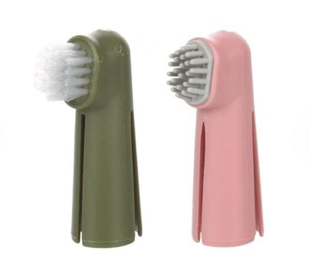 Fingertannbørste Sett - 2stk