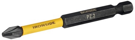 Ironside 201250 Bits 75 mm, Pozidriv, 2-pakning PZ2, Maskintilbehør & forbruk