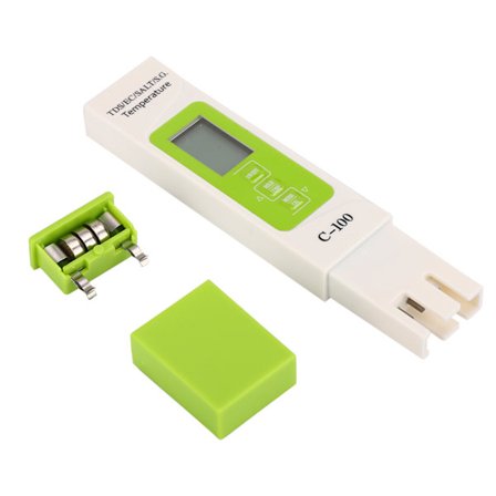 C-100 Multifunksjonell 5 i 1 Salt TDS EC Sjøvann Test Penn Vannkvalitetstester Detektor