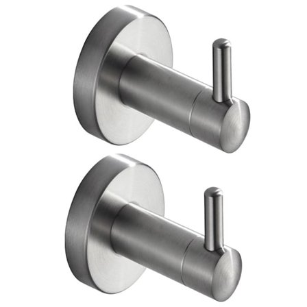 2st Handdukshållare Nyckelkrok SILVER SILVER