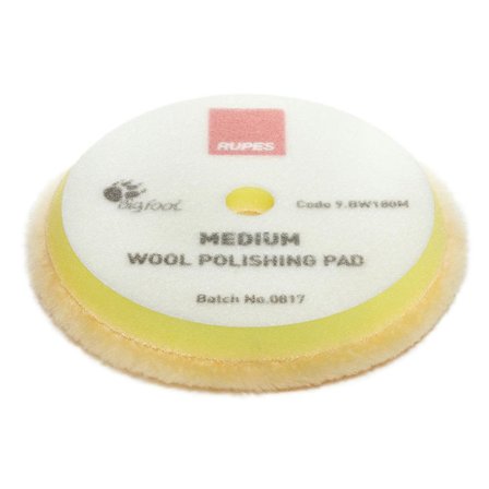 RUPES 9.BW180M Poleringspude medium, til oscillerende bevægelse 150 mm, Maskintilbehør & forbrugsvarer