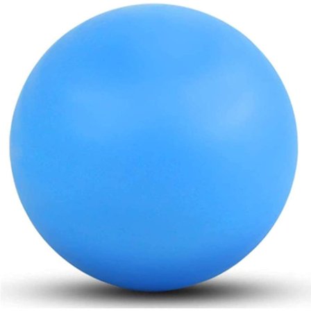 Massasje Hockeyball for myofasciell avslapning, føtter, rygg, triggerpunktbehandling, muskelknuter, yoga Blå Blue