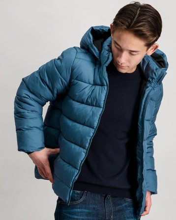 Didriksons SCORIA KIDS JACKET Blå Jackor Kille - Kids Brand Store