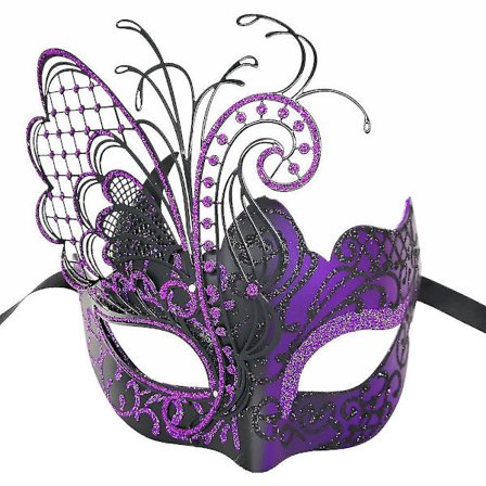 Sommerfugl Rhinestone Metal Venetiansk Kvinder Maske Til Maskerade/mardi Gras Fest/sexy