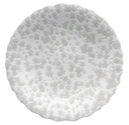 Wik & Walsøe Slåpeblom Tallerken Grå Ø21