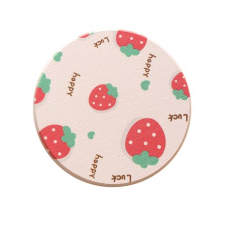 Diatomit Kop Underlag 10x10cm Tekop Underlag Vandabsorberende Pad Diatomé Jord Matte til Spisebord Sæbe Jordbær