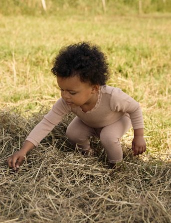 Lil'Atelier Nbfnoel Nab Ls Slim Wool Body Lil - Pink - 56