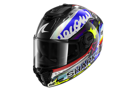 Casco Integrale Shark RS Carbon Streetrush Cromo/Blu L