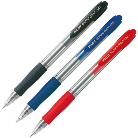 Ballpoint Super Grip Medium Black