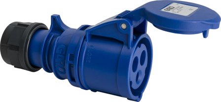 Garo 352170 Skjøteuttak CS Blå, S 216-6S, Stikkontakter & kabler