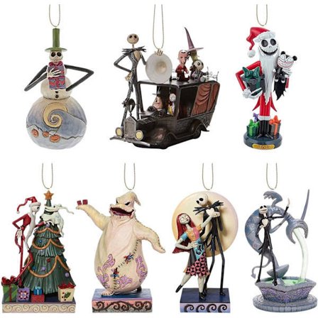 7 Nightmare Before Christmas-dekorasjoner, Jack juletre-anheng for Nightmare Before Christmas, nyttårsdekorasjoner