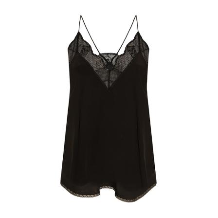 Zadig & Voltaire, Sleeveless top Zwart, Dames, Maat:XS