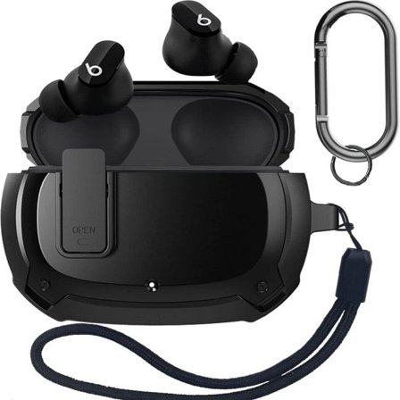 Deksel for Beat Studio Buds med nøkkelring Skin Soft Silicon Protector for Beat Studio Buds