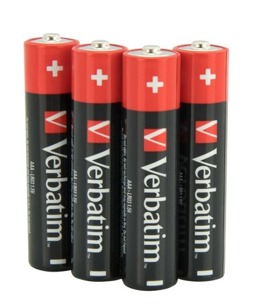 Verbatim batteri - 4 x AAA / LR03 - Alkalisk