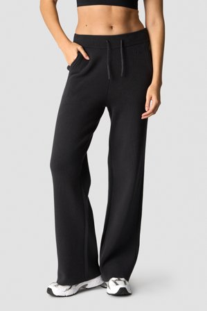 ICANIWILL - Soft Knit Oversized Pants Dark Grey - Hosen - Damen - ICIW