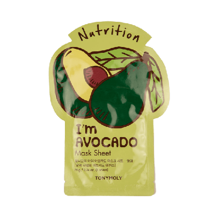 Tony Moly I Am Real Avocado Mask Sheet Ansiktsmask & peeling Dam ONESIZE