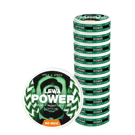 10 x LEWA Functional NoNico POWER Apple/Spruce