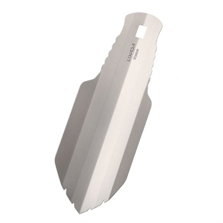 Lixada Titanium Trädgårdsspade Utomhus Camping Vandring Ryggsäcksspade