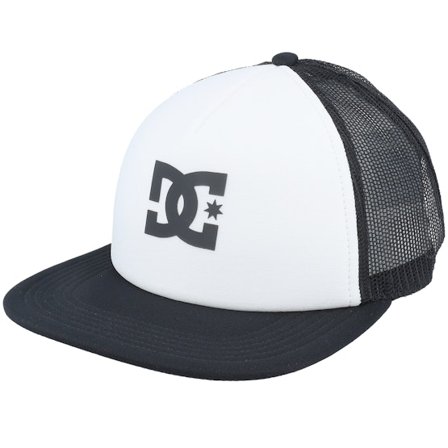 Kinder DC - Schwarz trucker Cap - Kinder Gas Station White/Black Trucker @ Hatstore