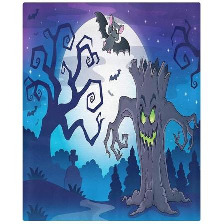 3-osainen vuodevaatteet set Halloween Scenery cover ja 2 tyynyliinaa kodin vuodevaatteille huoneen sisustamiseen