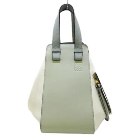 Loewe Pre-owned, Pre-owned Leather handbags Grijs, Dames, Maat:ONE Size