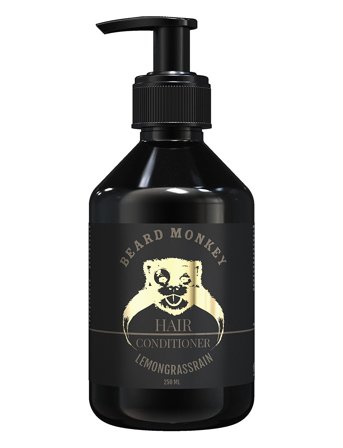 Beard Monkey Hair Conditioner Lemongrass Rain - Nude - 250 ml
